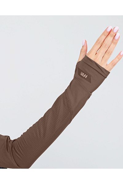 Ecardin Pro Sports Sleeve - Dark Mink, Premium Comfortable, Sports Porous, Finger-Slip Hijab Sleeve