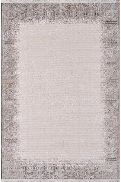 Artemis Halı Mina Bej Kahve Eskitme Desen Halı 09107a