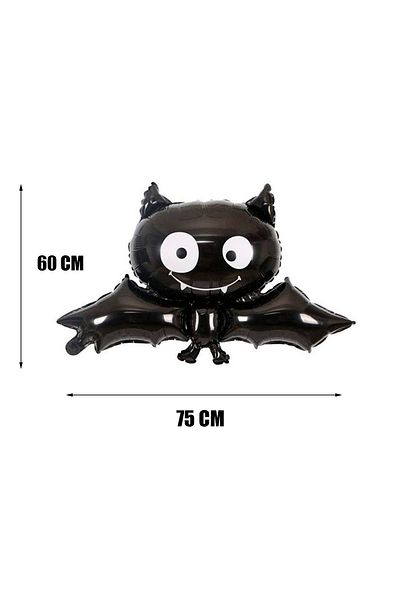 Yusuf Dirik YD Party Supplies 60x75 Cm Halloween Bat Foil Balloon