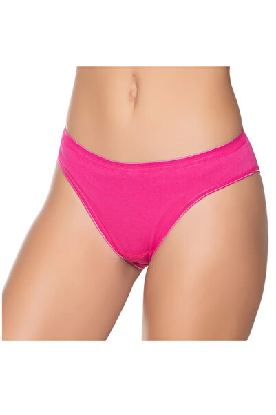 Pi Giyim Pachet de 6 chiloți bikini colorați din Lycra pentru femei