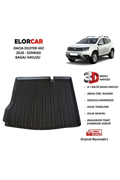 ELORCAR Duster Iı 4x2 2018 Sonrası 3d Bagaj Havuzu