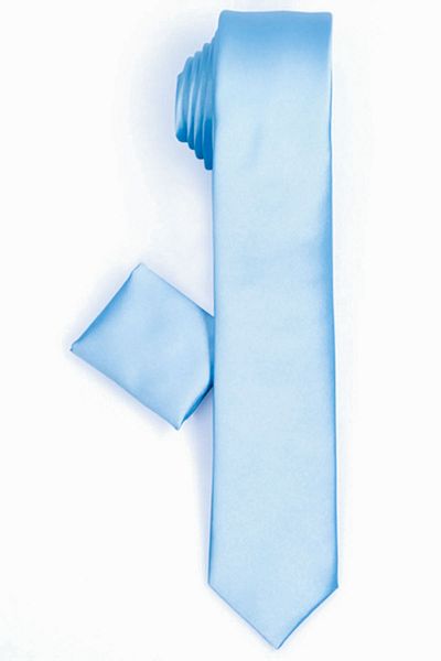 Varetta Cravată pentru bărbați, slim fit, albastru turcoaz