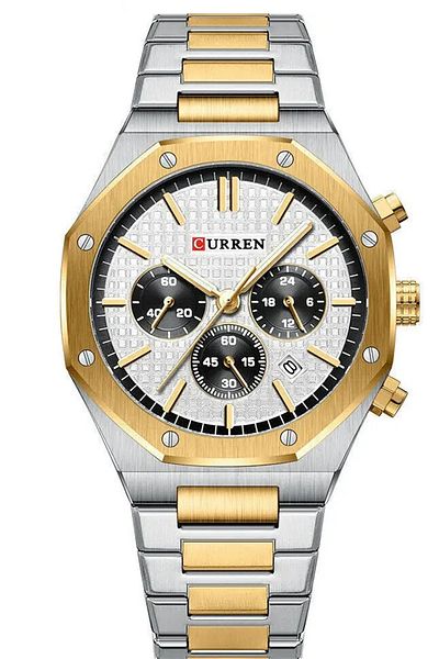 Curren Men's Chrono Steel Cord Wristwatch - FBNCRRN 844001