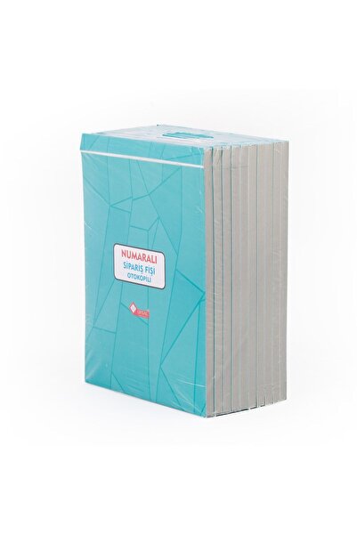 UYSAL A5 Numaralı Otokopili 2 Nüsha Sipariş Fişi (10 LU PAKET)