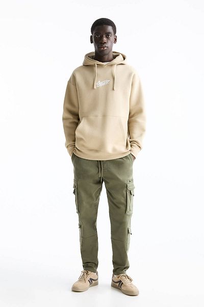 Pull & Bear Multi-Pocket Cargo Jogger Pants