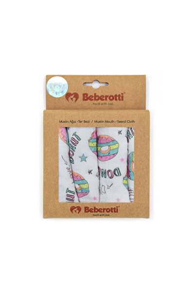 Beberotti 25x25 Cm 4-Piece Muslin Baby Diapers Set - 102