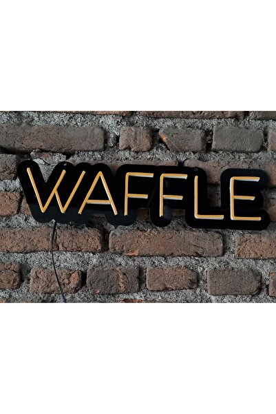 Neon WAFFLE NEON LED DUVAR AYDINLATMASI (AMBER)