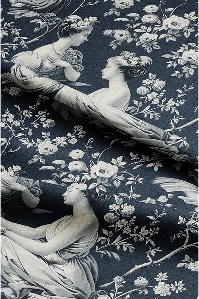CANİLA Digital Printed Background Curtain Single Wing 140 X 270 cm Edge Fold Stitched
