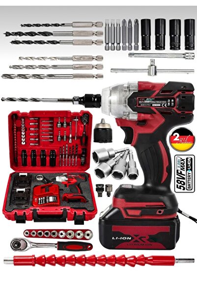 SCHUTZENGER 598vf Professional Somun Bijon Sökme Şarjlı Darbeli Matkap Vidala...