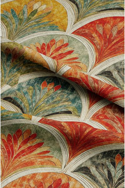 CANİLA Digital Printed Background Curtain Single Wing 140 X 270 cm Edge Fold Stitched