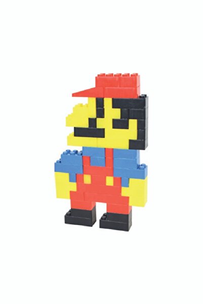 p parti oyunevi Green Application Ground Micro Block Funny Blocks 500 Pieces Plastic Box