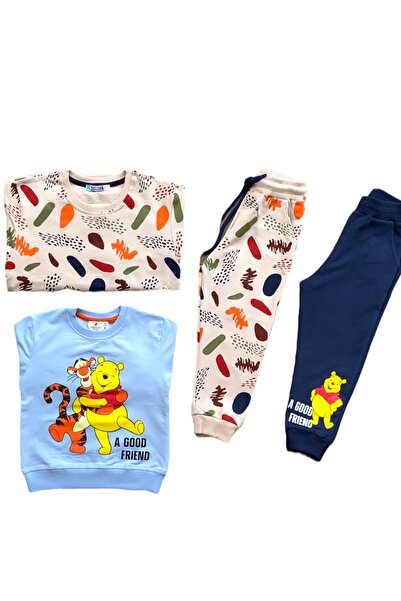 LİTTLE TORTOİSE Dečački set majica Winnie The Pooh Sezonsko - Set od 2 (promo...