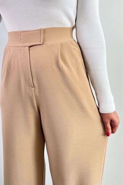 La Querta Lycra Velcro Closure Women's Palazzo Trousers - LQ34