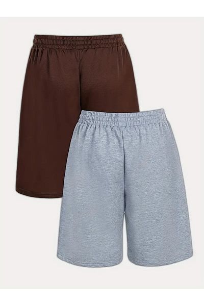DAXİS Sportwear Company 2 Pack Men's Combed Cotton Shorts