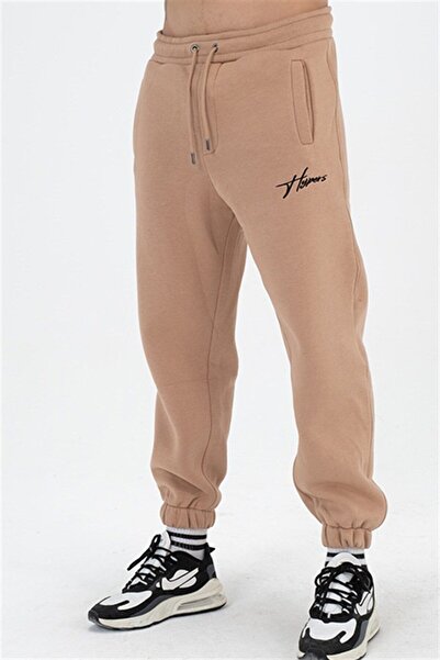 HYPERS Imza Bej Erkek Jogger Şardonlu Eşofman Altı