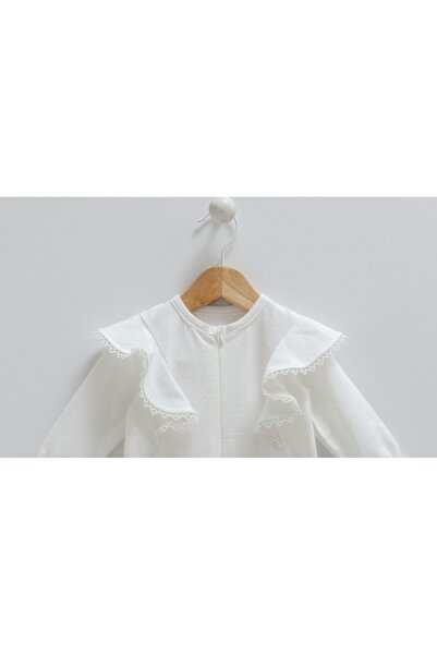 Caramell 100% Cotton Baby Rompers - Ruffle Detailed, Booties (1-3 and 3-6 Months), 6-9 and 9-12 Months Without Booties
