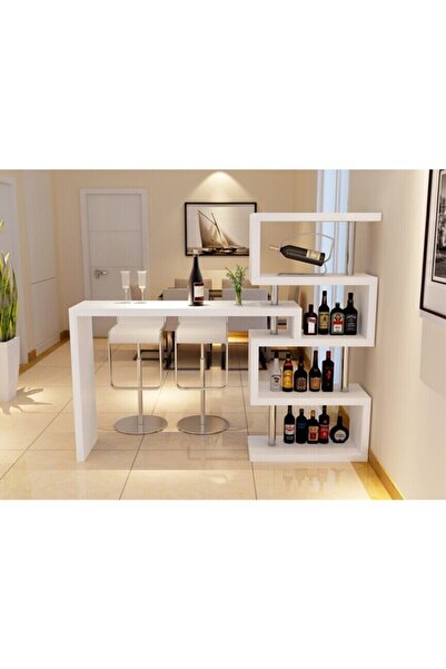 Genel Markalar Arvel Açık Raflı 30 Mm Bar Masası - Urla