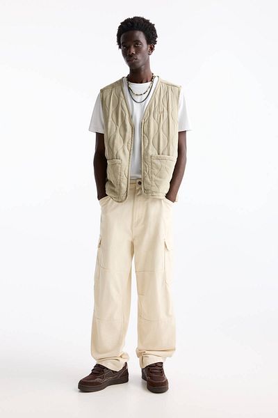Pull & Bear Cargo Pants with Stitching