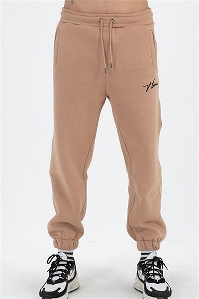 HYPERS Pantaloni de sport Jogger Şardonlu pentru bărbaţi Signature Beige