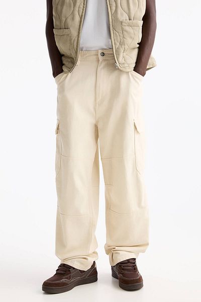 Pull & Bear Cargo Pants with Stitching