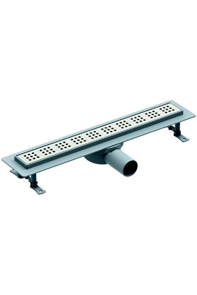 AKplas Lineer Duş Kanalı Ø50 Yandan Çıkış 50cm (Yer Süzgeci-Sifon)