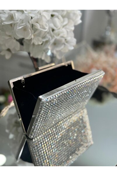 Blacktavern Rochie de seara Patrata Stone Bag Hand