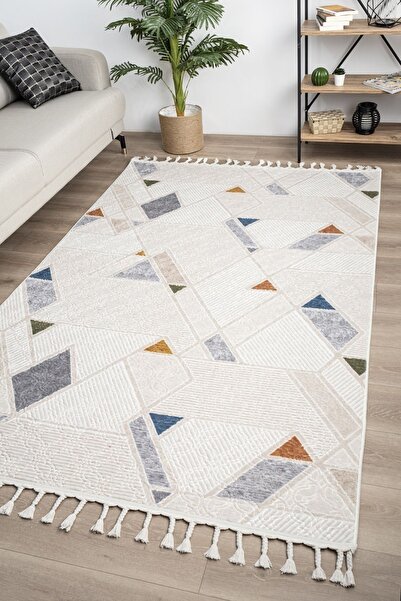 Valery Home Brendon Vl Iskandinav Halı Premium Kalite Oturma Odası, Mutfak, A...