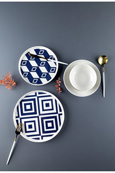 AROW Pink&More Modern 24 Parça Porselen Yemek Takımı