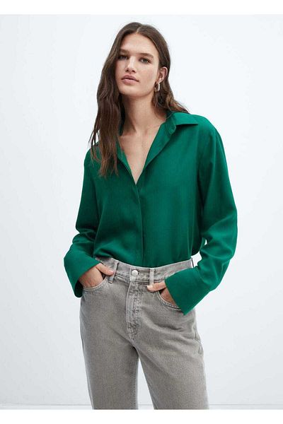 MANGO Woman Cămașă 100% liosel