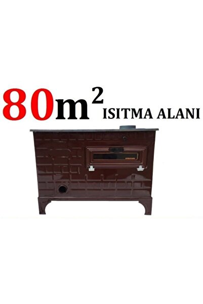 sobapark Kovalı Kuzine Odun Kömür Sobası - Uyuyan Soba Fırınlı Maşinga Soba Döküm Soba