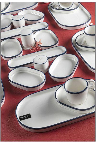 AROW MARLA 35 PIECES PORCELAIN 6 PERSON COFFEE SET
