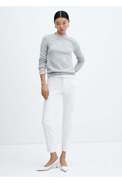 MANGO Woman Kurze Röhrenjeans