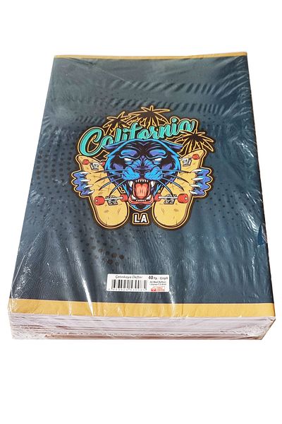 Modellino A4 Liniar 40 Foi Çetinkaya Wild Adventure - 12 Caiete de școală