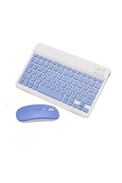 CROW'S TECH Lord Set Bluetooth Kablosuz Klavye Ve Mouse Seti Kablosuz Klavye Renkli 150h Şarjlı