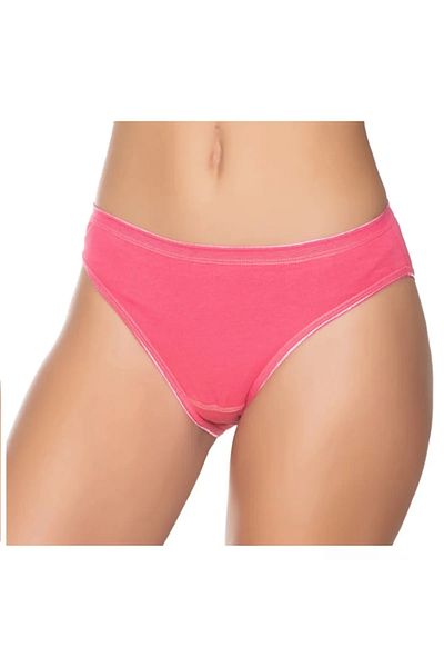 PİERLES Pachet de 6 chiloți bikini colorați din Lycra pentru femei