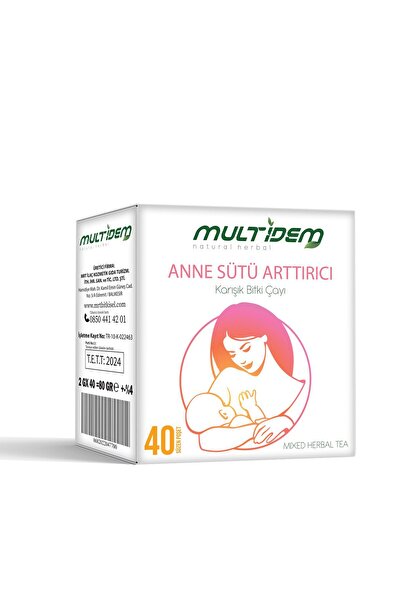 multidem 40 عبوة من شاي الأم المعزز للحليب - كيس مفلتر