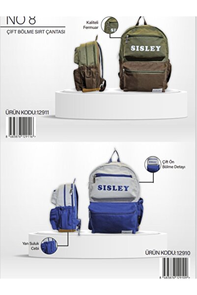 Sisley ΣΑΚΙΔΙΟ ΠΛΑΤΗΣ ΜΕ ΘΗΚΗ (12910,12911)