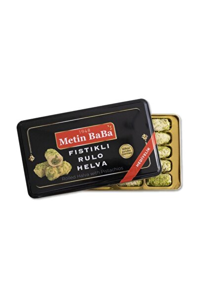 Metin Baba 1948 Antep Fıstıklı %100 Doğal Rulo Tahin Helva 300 gr