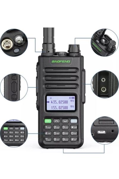 BAOFENG Uv-13 Pro Yaka Mikrofonu Ile Birlikte