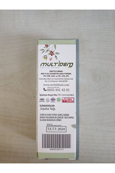 multidem Jojoba yağı