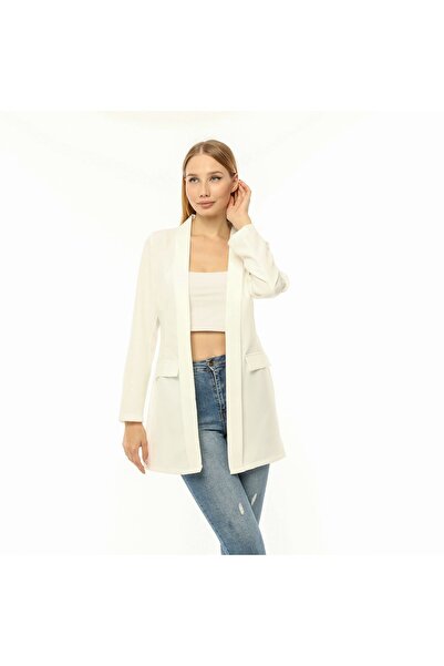 Sultan Yaprak Blazer Jacket - White