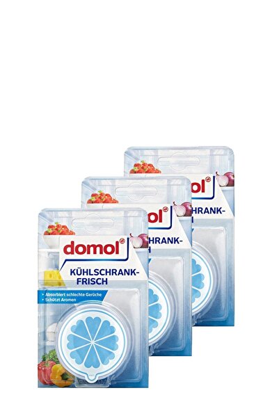 DOMOL Kokusuz Buzdolabı Deodorantı Kartuş Ve Karbon Filtre 40 Gr (3 Adet)