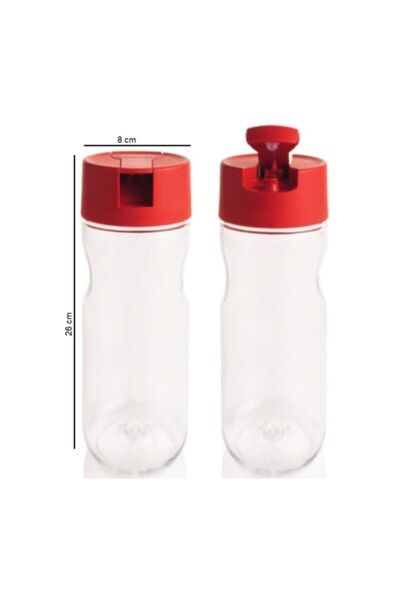 Tupperware Duru Zeytinyağlık 1 Lt Yağlık Sirkelik Sosluk Hsgl Kırmızı
