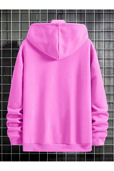 MODARİCH Χειμερινό φούτερ Charlie Luciano Design - Ροζ εμπριμέ Oversize Hoodie Hoodie
