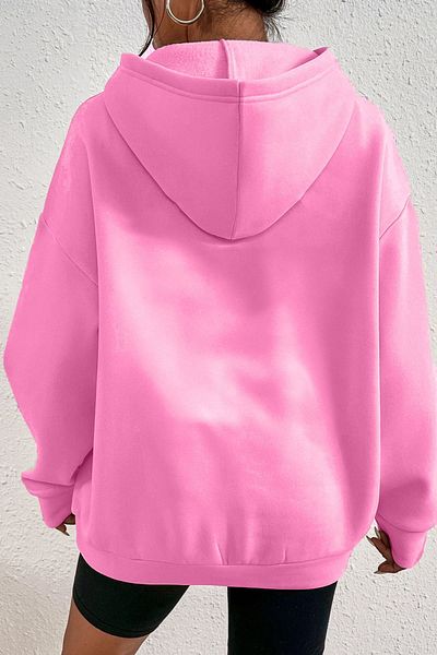 MODARİCH Φούτερ Spider Cat - Φούτερ με ροζ στάμπα Oversize