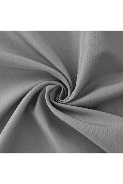 Zeren Home Liquid Resistant Round Care Free Linen Tablecloth Gray