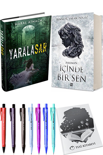 Ephesus Yayınları Yaralasar 2 Ciltli ve İçinde Bir Sen 2 Asreman Ciltli + Hed...