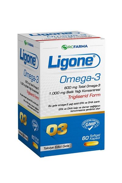 Rcfarma Ligone Omega3 - 60 Softgel Table
