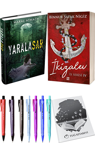 Ephesus Yayınları Yaralasar 2 Ciltli ve İs Serisi 4 İkizalev Ciltli Binnur Şa...
