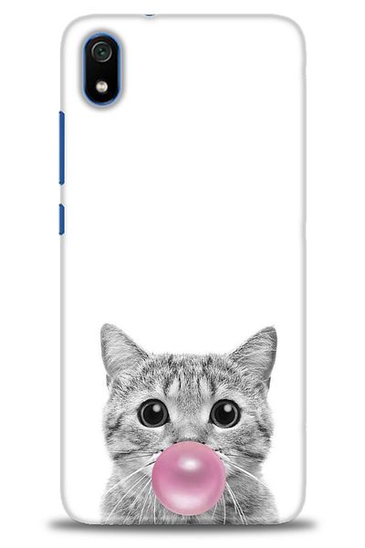 Sitrin Aksesuar حافظة هاتف Xiaomi Redmi 7A مطبوعة بدقة عالية - Cat /Style